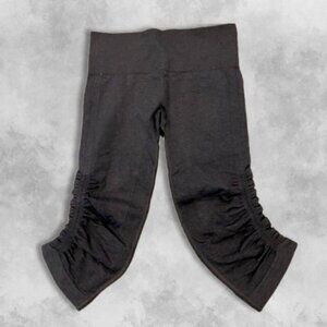 Lululemon In The Flow Crop Mid Rise Waistband Leggings Heathered Gray Women's 4